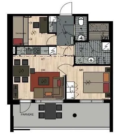 2402 - High Quality Apartamento *